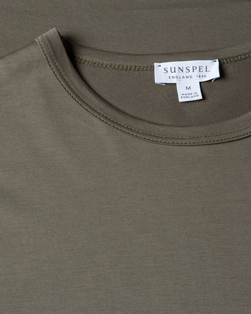 CLASSIC CREW NECK T SHIRT / KHAKI