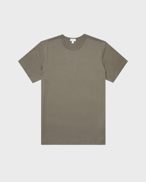 CLASSIC CREW NECK T SHIRT / KHAKI