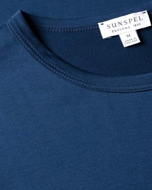 CLASSIC CREW NECK T SHIRT / NAVAL BLUE