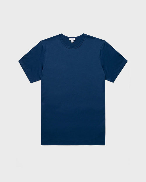 CLASSIC CREW NECK T SHIRT / NAVAL BLUE