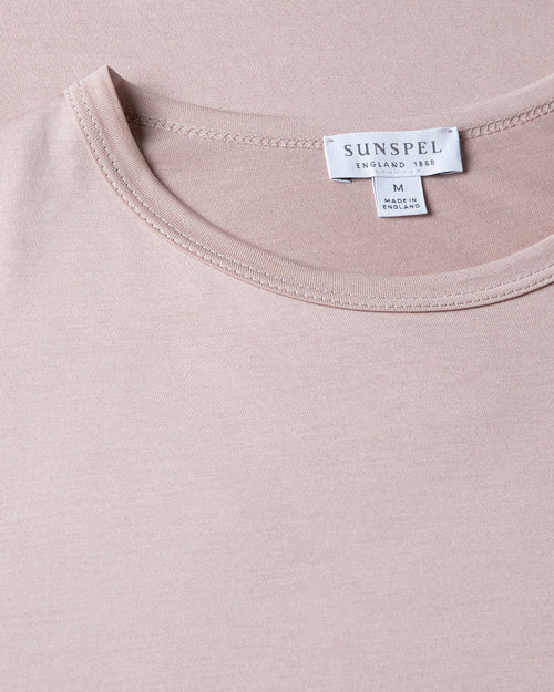 CLASSIC CREW NECK T SHIRT / PALE PINK