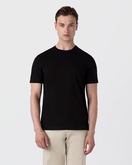 CLASSIC CREW NECK T-SHIRT / BLACK