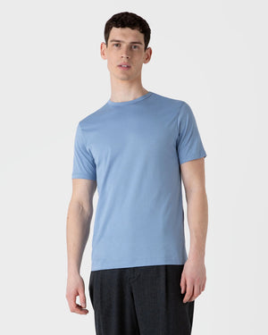 CLASSIC CREW NECK T-SHIRT / CORNFLOWER