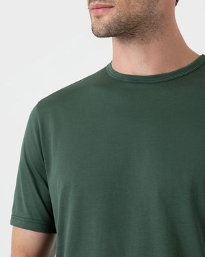 CLASSIC CREW NECK T-SHIRT / DARK GREEN