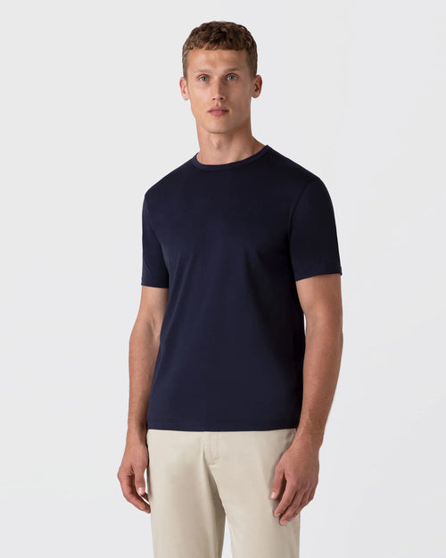 CLASSIC CREW NECK T-SHIRT / NAVY