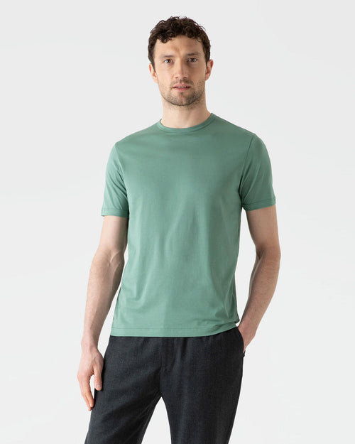 CLASSIC CREW NECK T-SHIRT / LIGHT PINE