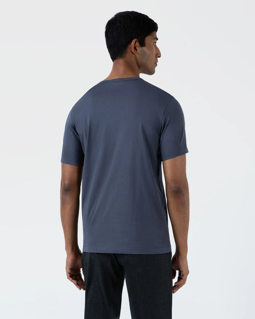 CLASSIC CREW NECK T-SHIRT / SLATE BLUE