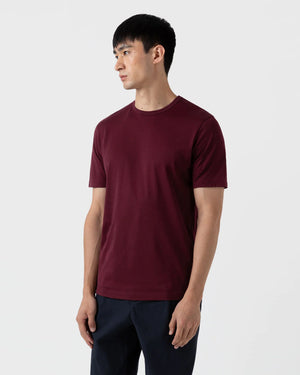 CLASSIC CREW NECK T-SHIRT / VINO