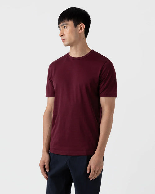 CLASSIC CREW NECK T-SHIRT / VINO