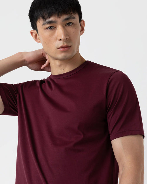 CLASSIC CREW NECK T-SHIRT / VINO