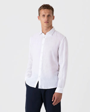 LINEN SHIRT / WHITE