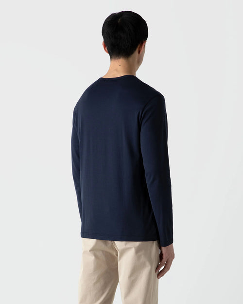 LONG SLEEVE T-SHIRT / NAVY