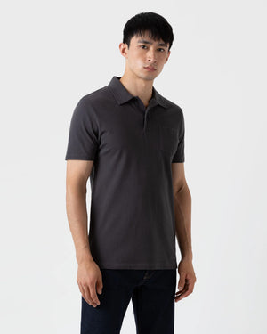 RIVIERA POLO SHIRT / CHARCOAL