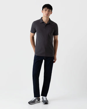 RIVIERA POLO SHIRT / CHARCOAL