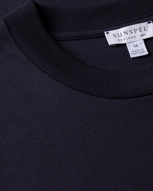 HEAVY WEIGHT OVERSIZED T-SHIRT / NAVY