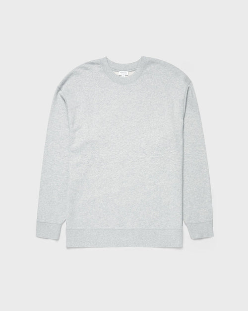 OVERSIZED LOOPBACK SWEATSHIRT / LIGHT GREY MELANGE