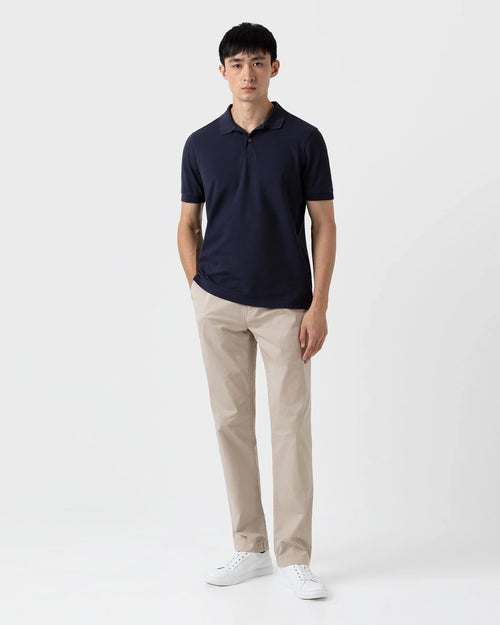 PIQUÉ POLO SHIRT / NAVY