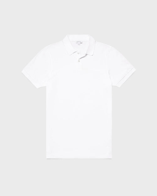 PIQUÉ POLO SHIRT / WHITE