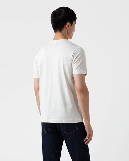 RIVIERA MIDWEIGHT T-SHIRT / ARCHIVE WHITE MELANGE