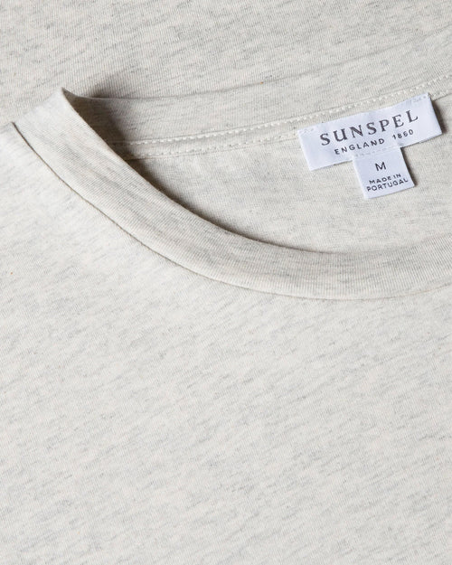 RIVIERA MIDWEIGHT T-SHIRT / ARCHIVE WHITE MELANGE