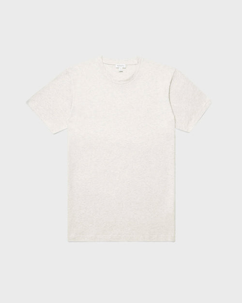 RIVIERA MIDWEIGHT T-SHIRT / ARCHIVE WHITE MELANGE