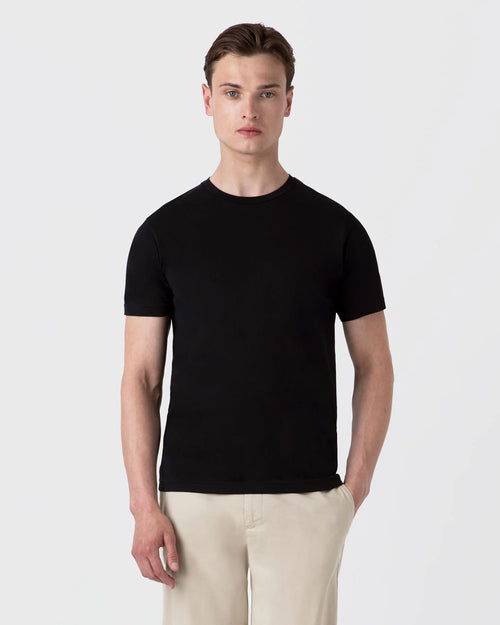 RIVIERA MIDWEIGHT T-SHIRT / BLACK