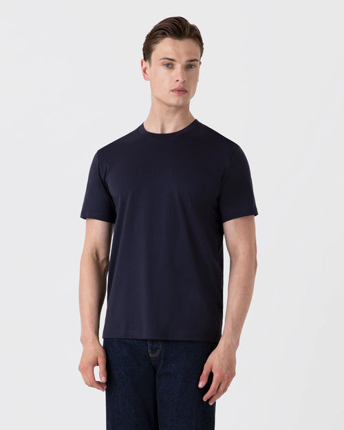 RIVIERA MIDWEIGHT T-SHIRT / NAVY