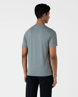 RIVIERA MIDWEIGHT T-SHIRT / SMOKE GREEN