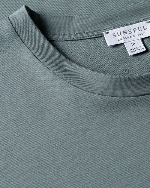 RIVIERA MIDWEIGHT T-SHIRT / SMOKE GREEN