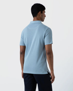 RIVIERA POLO SHIRT / SKY BLUE