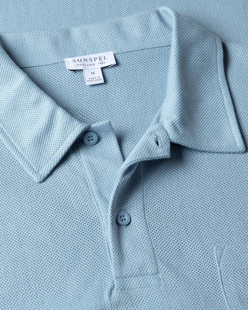 RIVIERA POLO SHIRT / SKY BLUE