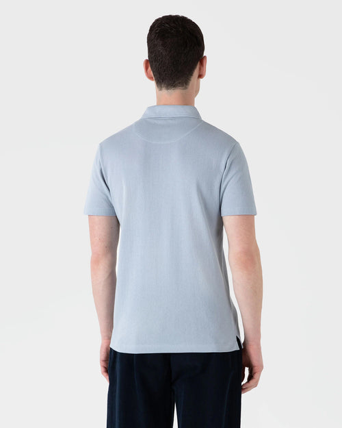 RIVIERA POLO SHIRT / SMOKE BLUE