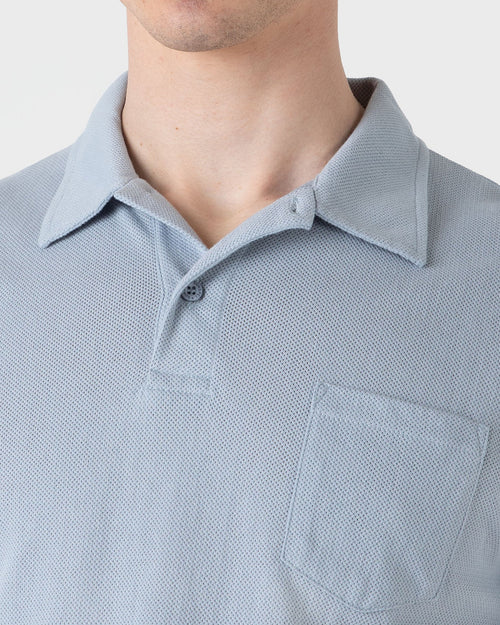 RIVIERA POLO SHIRT / SMOKE BLUE