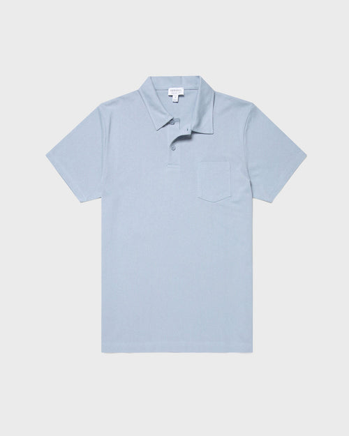 RIVIERA POLO SHIRT / SMOKE BLUE