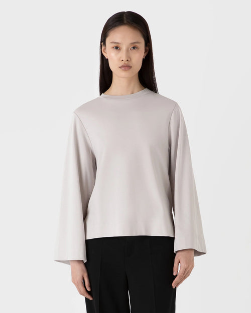 WIDE SLEEVE T-SHIRT / PUTTY