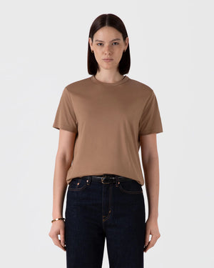 RELAXED T-SHIRT / ALMOND