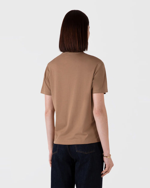 RELAXED T-SHIRT / ALMOND