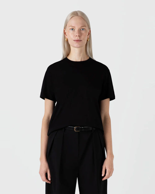 RELAXED T-SHIRT / BLACK