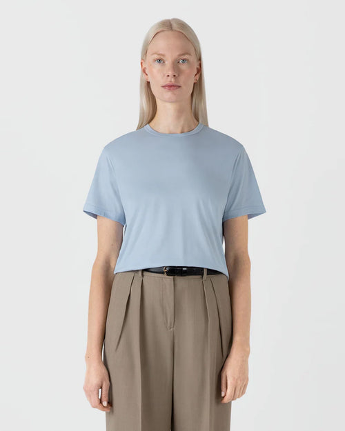 RELAXED T-SHIRT / BLUE MIST