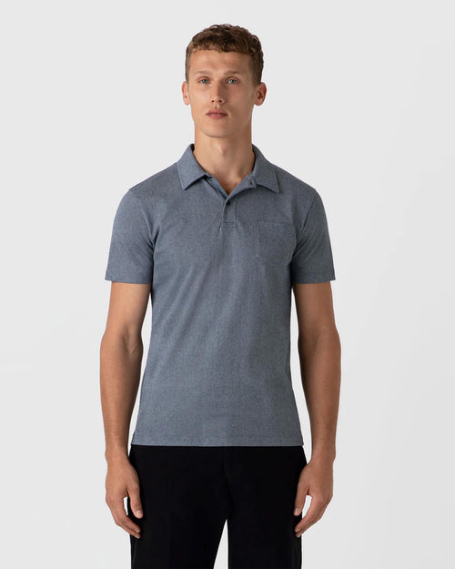 RIVIERA POLO SHIRT / NAVY TWIST