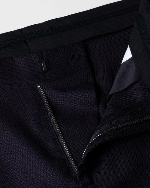 LIGHTWEIGHT TRAVEL WOOL TROUSER / NAVY