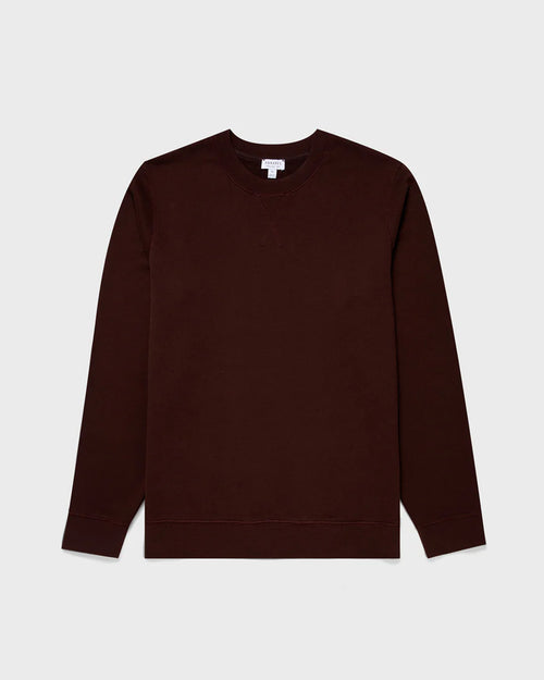 LOOPBACK SWEATSHIRT / RAISIN