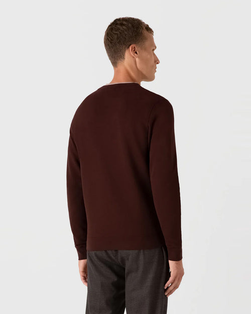 LOOPBACK SWEATSHIRT / RAISIN