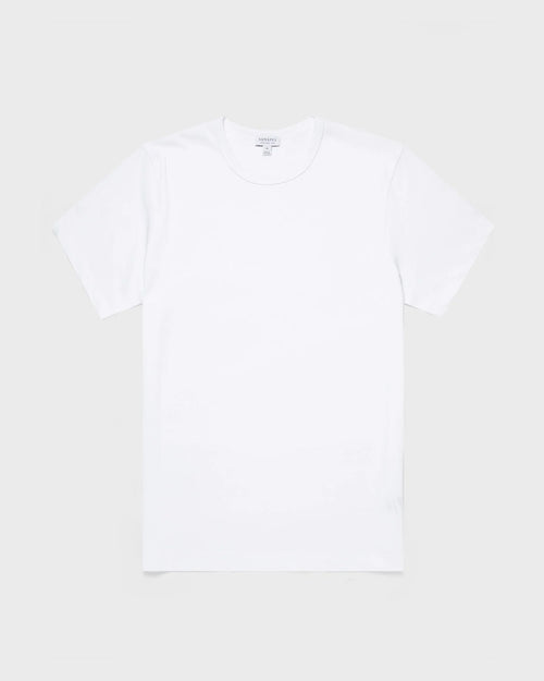 REGULAR FIT JERSEY T-SHIRT / WHITE