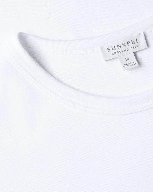 REGULAR FIT JERSEY T-SHIRT / WHITE