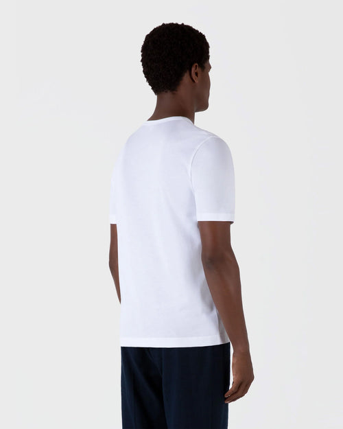 REGULAR FIT JERSEY T-SHIRT / WHITE