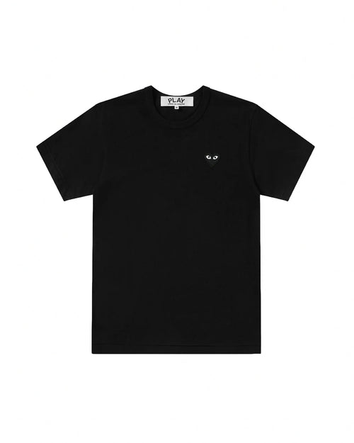 T064 UNISEX BLACK HEART T-SHIRT / BLACK
