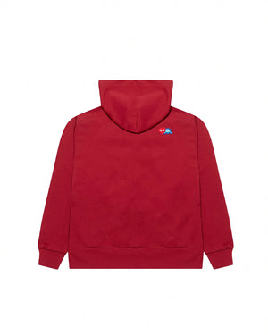 T333 INVADER HOODIE / BURGUNDY