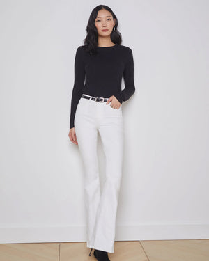 TESS LONG SLEEVE TEE / BLACK