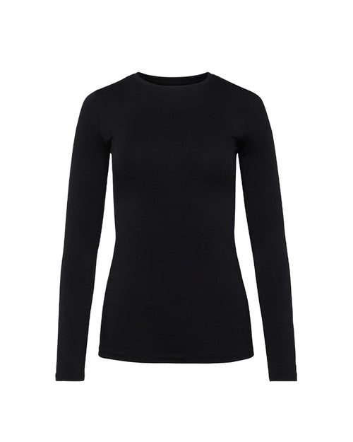 TESS LONG SLEEVE TEE / BLACK